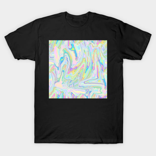 Holographic Wallpaper T-Shirt by dinaaaaaah